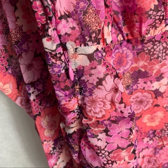 For Love and Lemons Cheyenne Floral Mini Dress - Picture 8 of 11